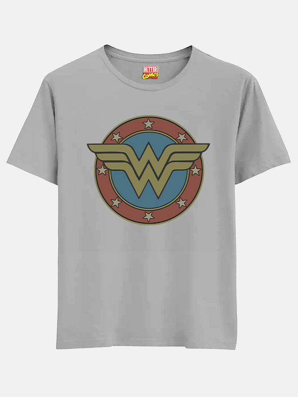 Womens Classic Wonder Woman Logo Hoodie