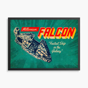 Legendary Galactic Starship Speed Star Wars Poster