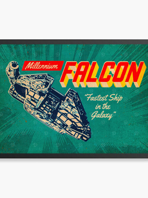 Legendary Galactic Starship Speed Star Wars Poster