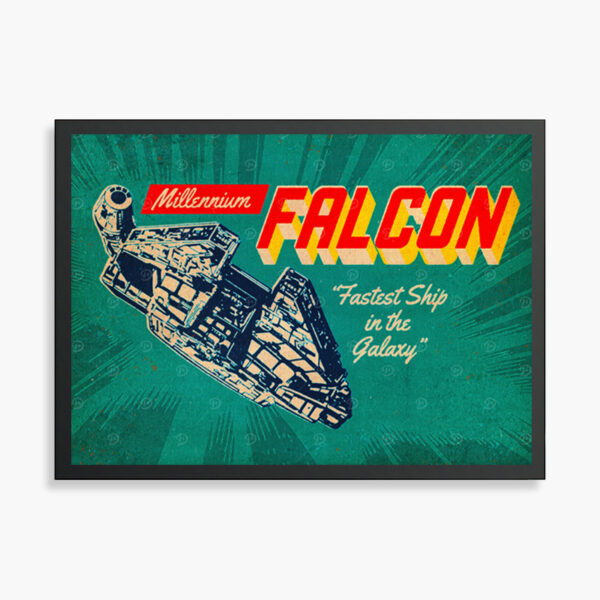 Legendary Galactic Starship Speed Star Wars Poster
