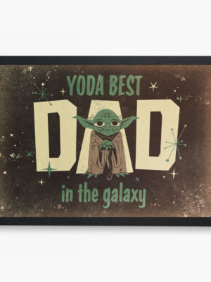 Yoda Best Dad in the Galaxy Star Wars Poster