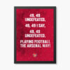 Arsenal 49 Games Unbeaten Legacy Poster