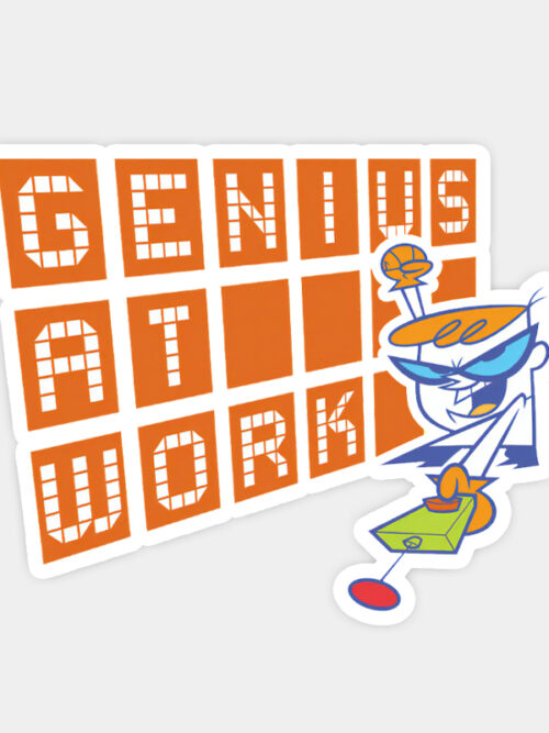 Genius at Work Dexter’s Laboratory Sticker