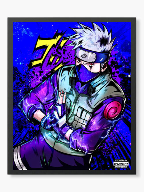 Kakashi Hatake The Copy Ninja Anime Poster