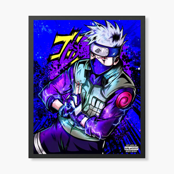 Kakashi Hatake The Copy Ninja Anime Poster