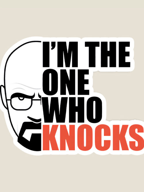Heisenberg Knock Knock Breaking Bad Sticker