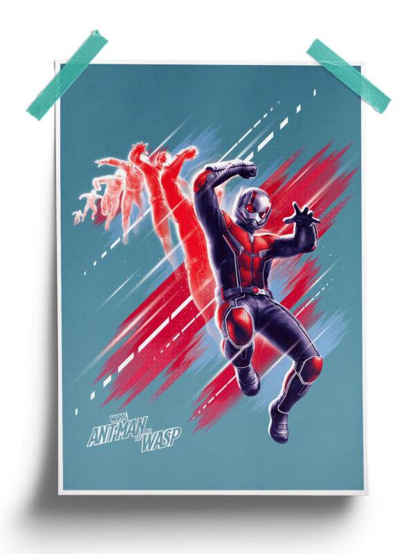 Marvel Ant-Man Flying through Dimension Poster