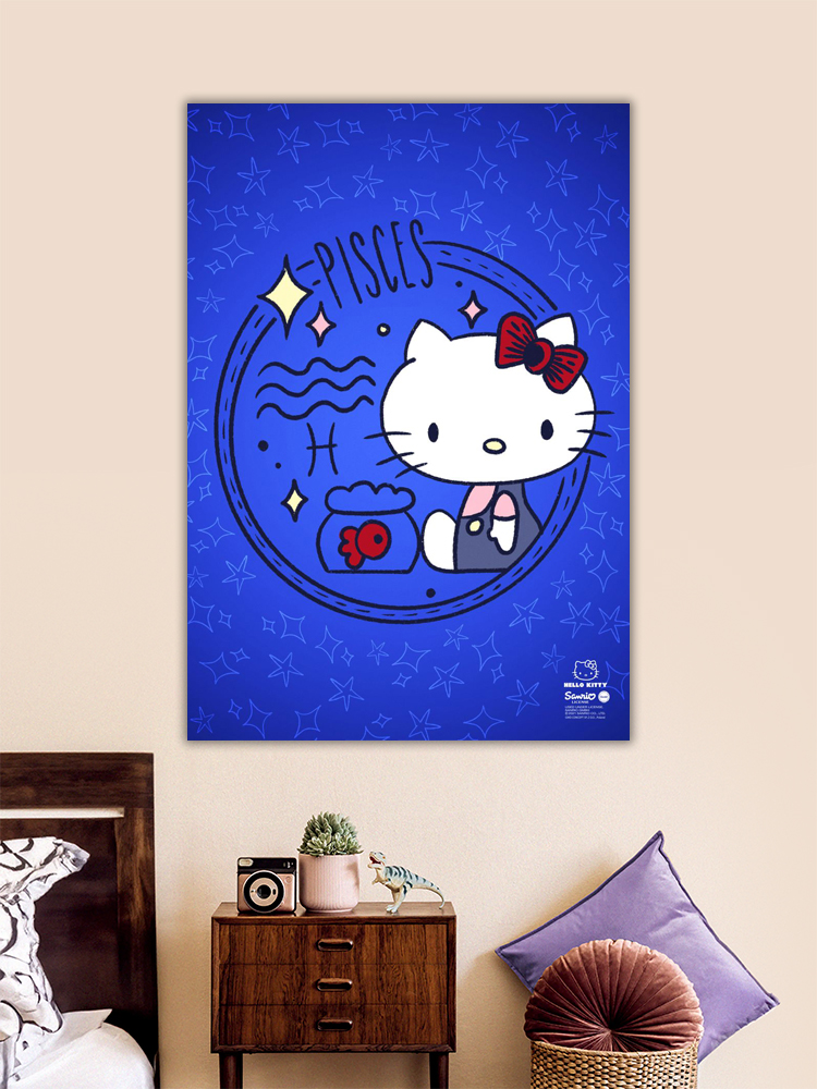 Pisces Hello Kitty Zodiac Poster