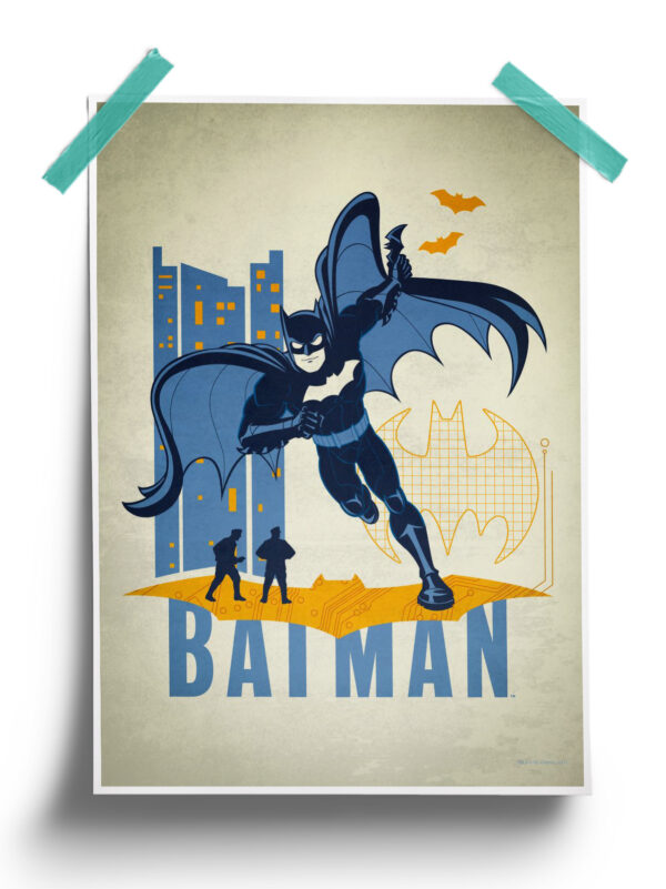 DC Comics Batman minimal Poster