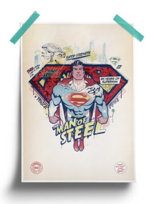 DC Comics : Superman 85 Years of Super Strength Poster