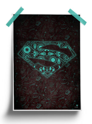 DC Comics : Superman Flurescent Poster