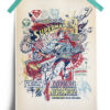 DC Comics : Superman Vintage Kryptonite Poster