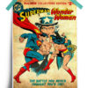 DC Comics : Superman vs Wonder woman Poster