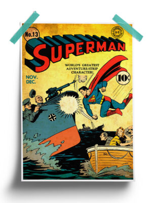 DC Comics : Superman vs Gang Poster