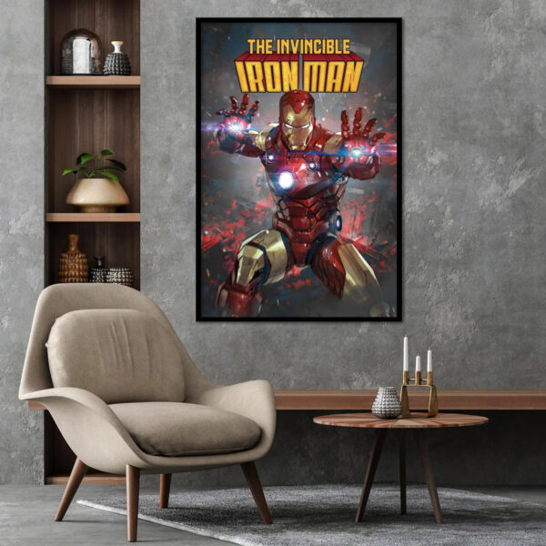 The Invincible Iron Man - Marvel Comic Poster
