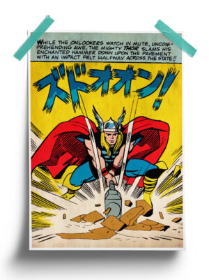 Marvel : Smash Thor Poster