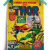 Marvel : Vintage Loki vs Thor Poster