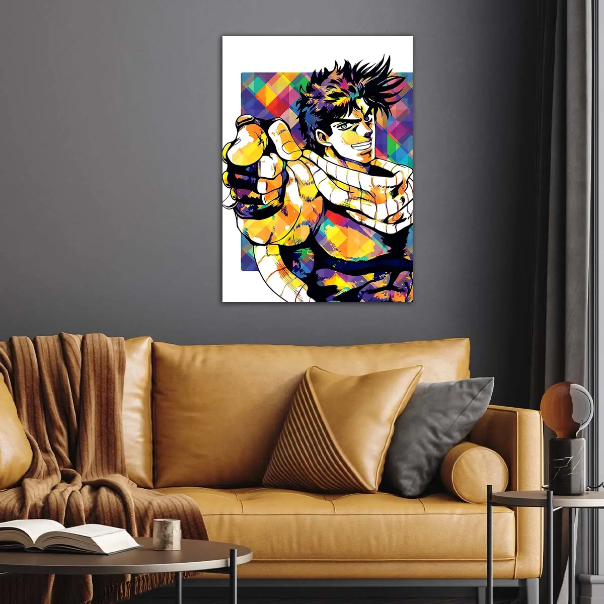 JoJo's Bizarre Adventure | Joseph Joestar Pop art anime Poster
