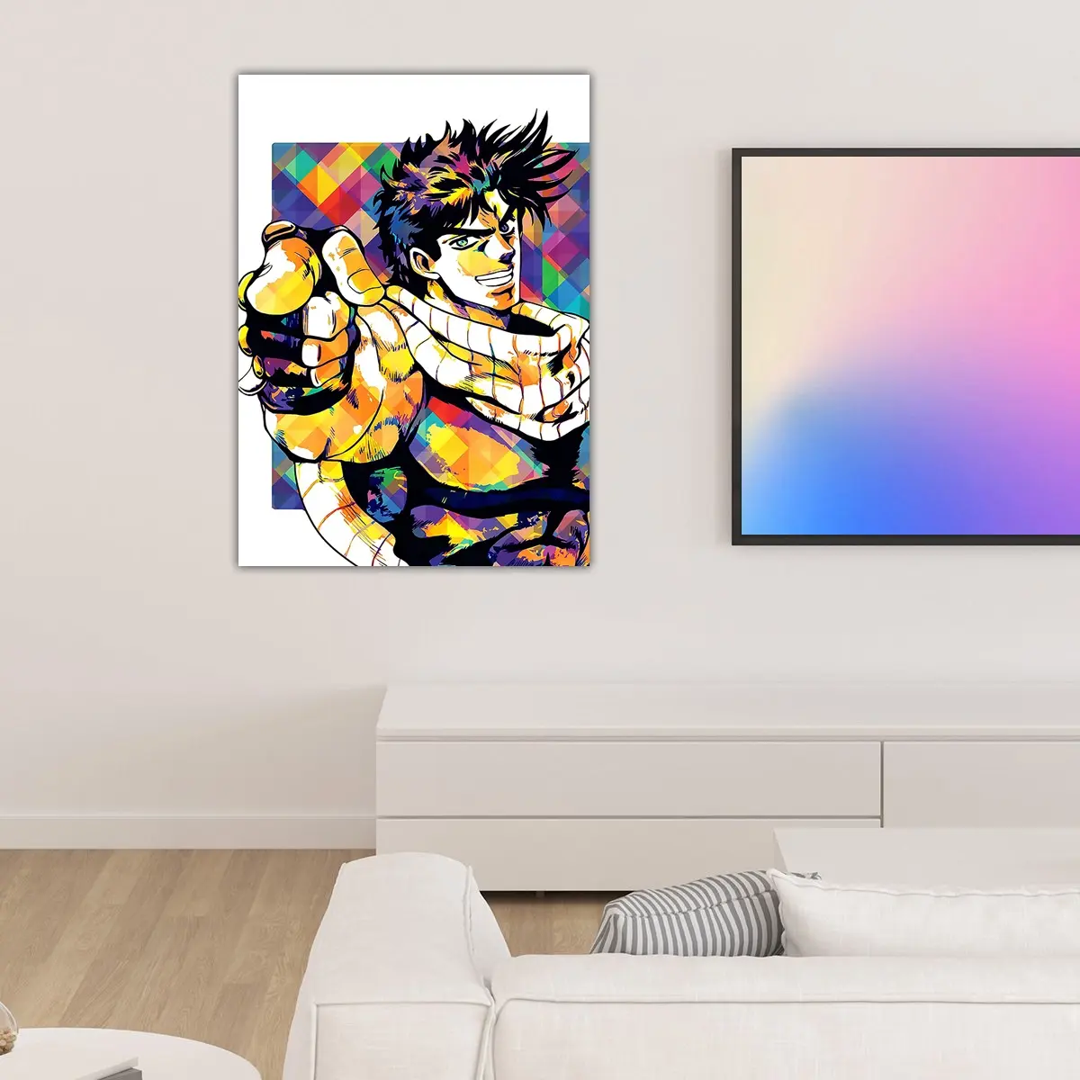 JoJo's Bizarre Adventure | Joseph Joestar Pop art anime Poster