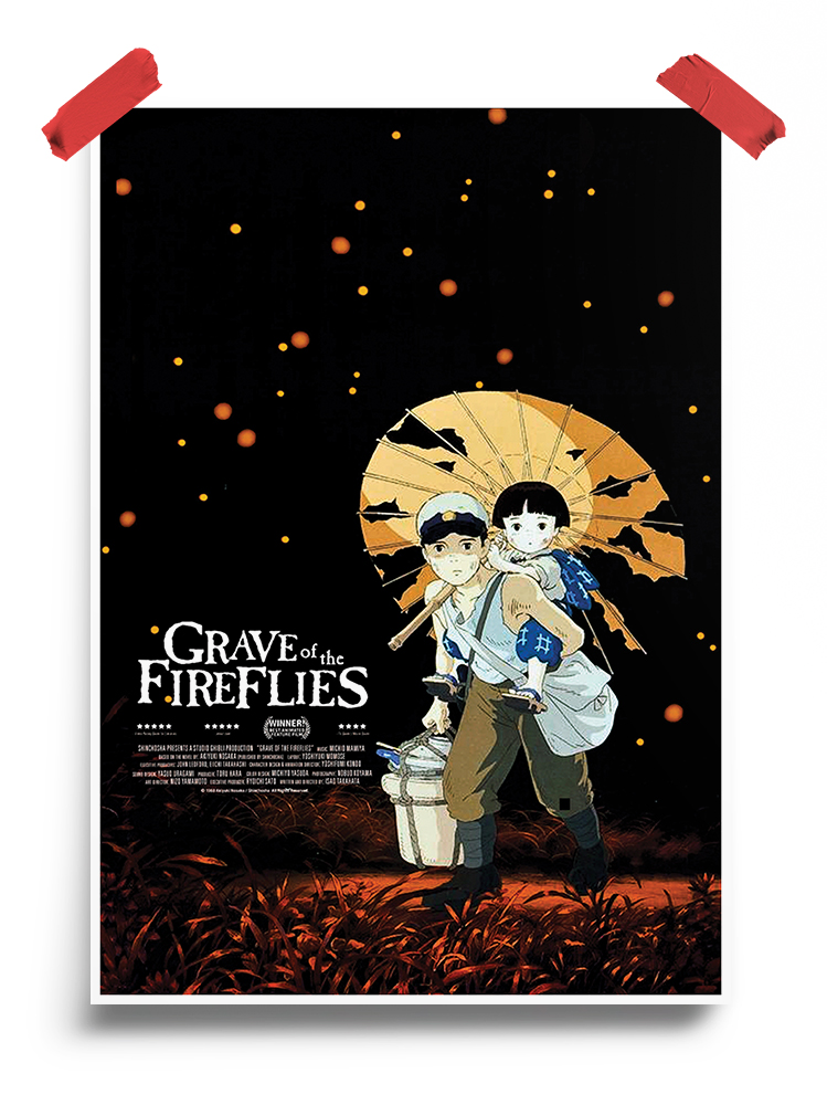 Grave of the Fireflies Poster