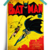 DC Comics Batman and Robin Vintage Poster