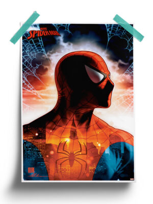 Into the Horizon - Spider man Comic Poster