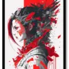 Japanese Cyberpunk Woman Poster