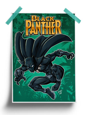 Jungle Safari - Black Panther Poster