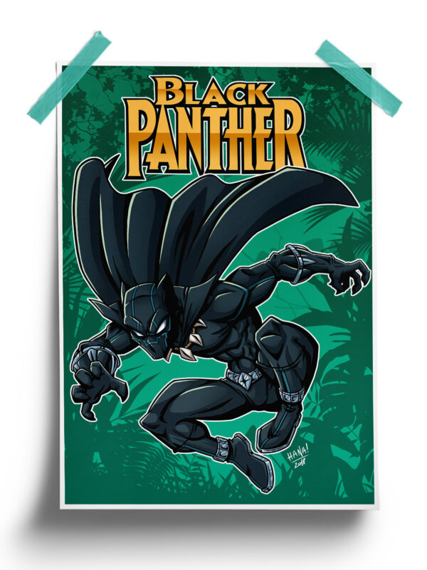 Jungle Safari - Black Panther Poster