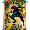 Marvel Comic Black Widow Poster