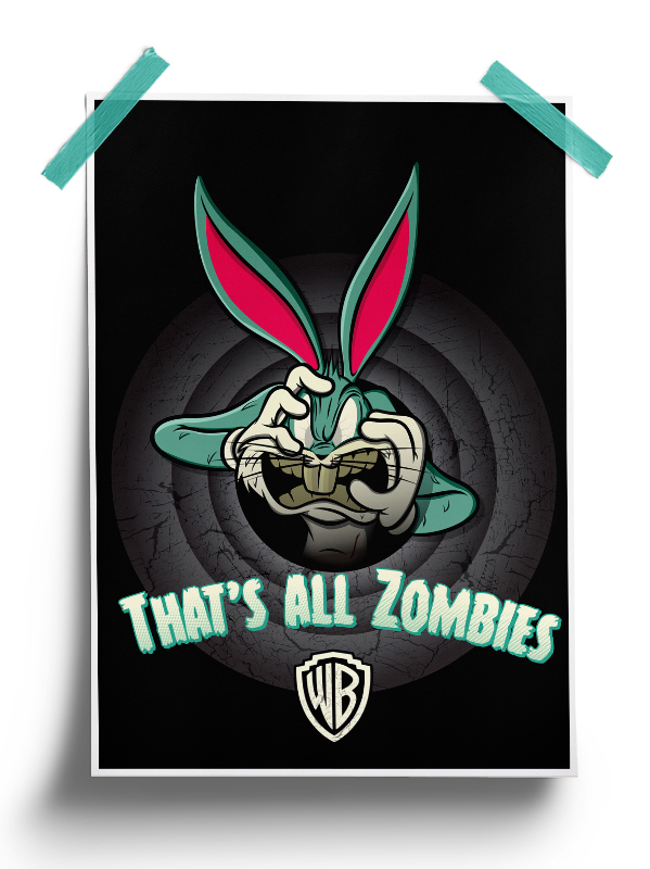 Looney Tunes : Thats all Zombies Poster