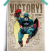 Marvel Comics Allies Captain America Poster