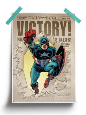 Marvel Comics Allies Captain America Poster