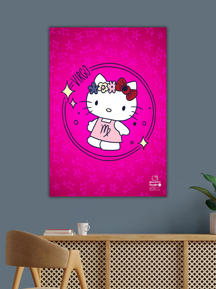 Virgo Hello Kitty Zodiac Poster
