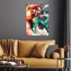 My Hero Academia | Izuku Midoriya vs Katsuki Bakugo anime Poster