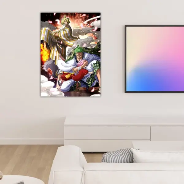 One Piece | Duo Sanji and Zoro anime Poster