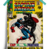 Marvel Comics Captain America vs Black Panther Poster