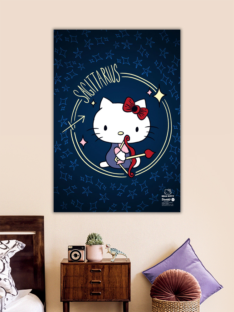 Sagittarius Hello Kitty Zodiac Poster