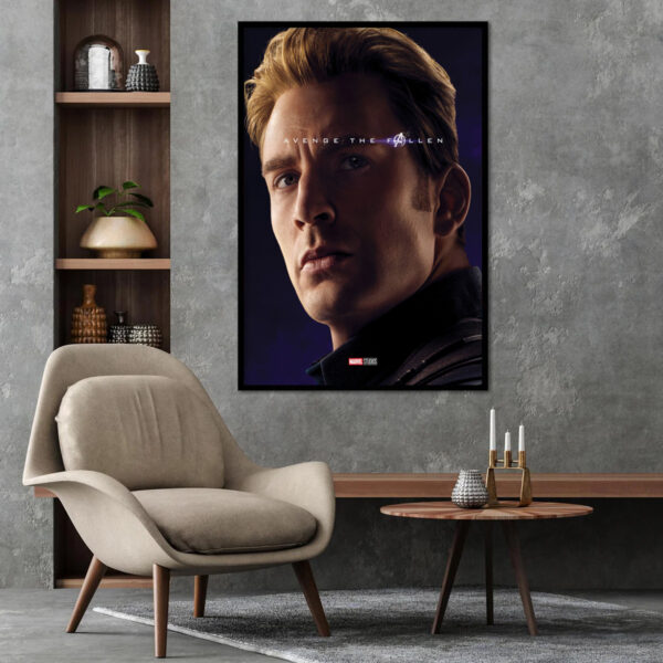 Chris Evans (Steve Rogers) - Avengers Endgame Official Poster