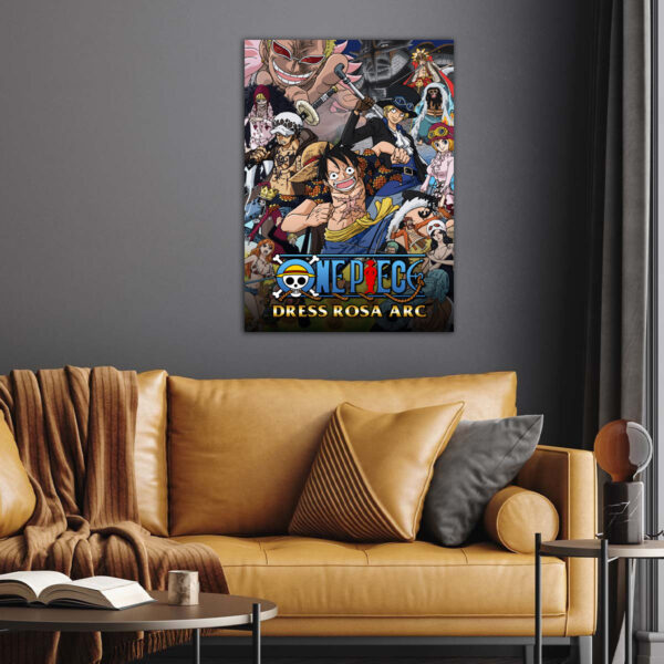 One Piece DressRosa arc anime Poster