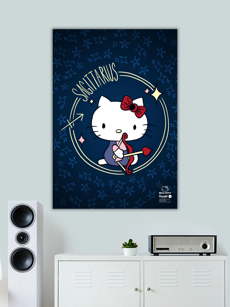 Sagittarius Hello Kitty Zodiac Poster