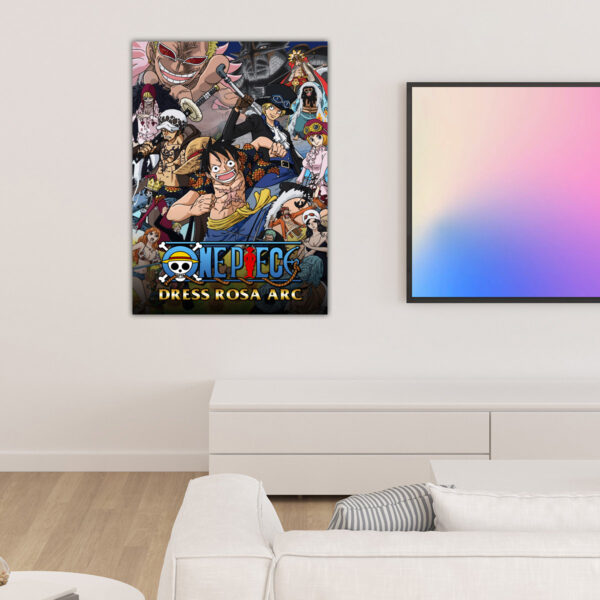 One Piece DressRosa arc anime Poster