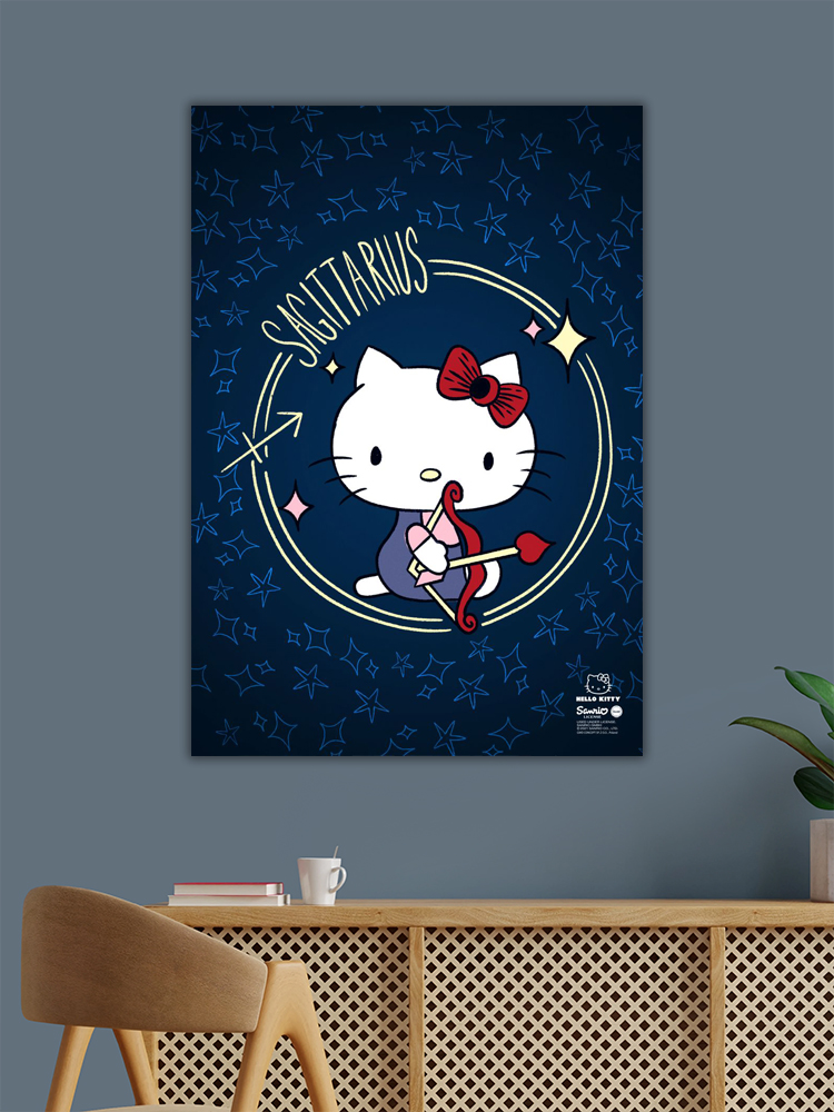 Sagittarius Hello Kitty Zodiac Poster
