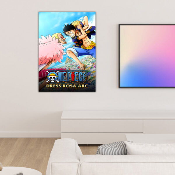 One Piece Dress Rosa arc anime Poster