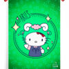 Aries Hello Kitty Zodiac Poster