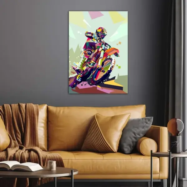 Motocross Bike Racing Poster