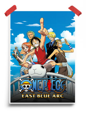 One Piece East Blue arc anime Poster