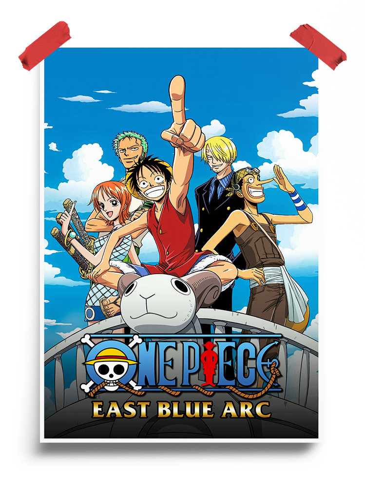 One Piece East Blue arc anime Poster