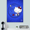 Pisces Hello Kitty Zodiac Poster