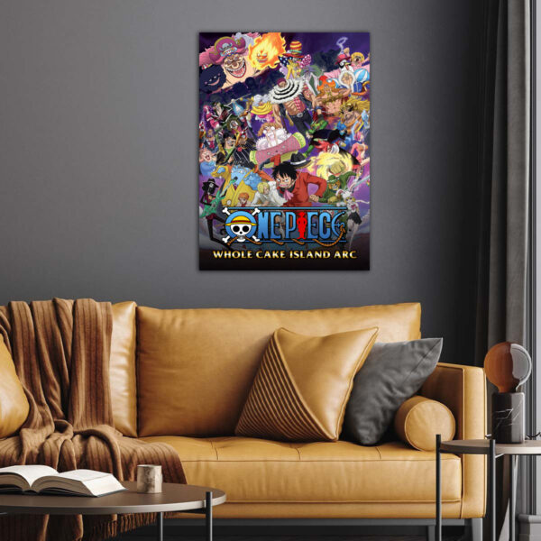 One Piece Whole Cake Island arc anime Poster
